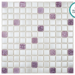Mozaic în relief din sticlă ceramică Viola – foaie de mozaic