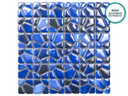 Mozaic puzzle din sticlă ceramică Barbados – foaie de mozaic