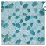 Mozaic puzzle din sticlă ceramică Cancun – foaie de mozaic
