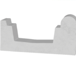 Lightweight overflow coping Styrolight Standard