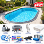 Овален басейн 7,00×3,50 м – съдържание на пакет PROFI