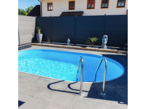 Овален басейн Poolsana със стълба