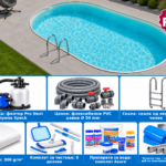 Овален базен за вкопување MTH Atlantic 1 DL 5,25×3,20 м – направи сам, пакет PLUS