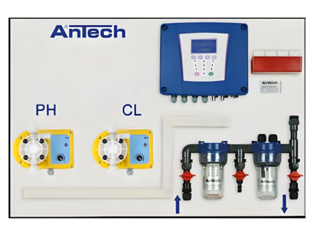 Automatic pH and ORP control system ANT02-750E with two LARA A pumps