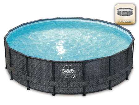 Piscină cu cadru întărit Swing Elite Frame 427 x 107 cm – PISCINĂ