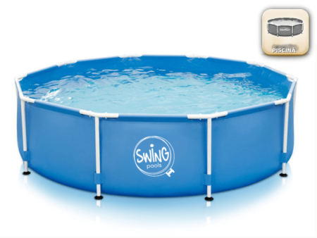 Piscină cu structură tubulară Swing Frame 366 x 91 cm – PISCINĂ (SWING pools logo on the pool unchanged)