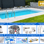 Piscină dreptunghiulară din polistiren Poolsana Linea 2 DL 6×3 m – pachet PROFI High Level