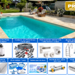 Piscină dreptunghiulară din polistiren Poolsana Linea 3 DL 7×3,5 m – pachet PROFI High Level
