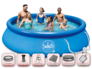 Piscină gonflabilă Swing Quick Set® 457 x 107 cm – pachet SUPER – PISCINĂ, FILTRU