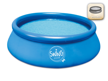 Piscină gonflabilă Swing Quick Set® 244 x 76 cm – pachet SUPER – PISCINĂ (SWING pools logo on the pool unchanged)