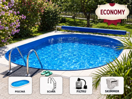 Piscină IBIZA 0 DL 5,25 × 3,20 × 1,50 m – pachet ECONOMY