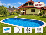 Piscină IBIZA 3 DL 8,00 × 4,16 × 1,50 m – pachet ECONOMY