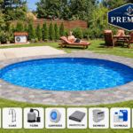 Piscină IBIZA Round L 4,00 × 1,50 m – pachet PREMIUM