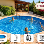 Piscină IBIZA Round XL 5,00 × 1,50 m – pachet ECONOMY