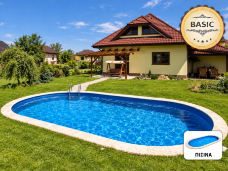 Πισίνα IBIZA 3 DL 8,00 × 4,16 × 1,50 m – πακέτο BASIC