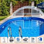 Pool IBIZA 1 DL 6,00 × 3,20 × 1,50 m – Paket PREMIUM