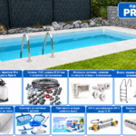 Правоаголен стиропорен базен Poolsana Linea 2 DL 6×3 м – пакет PROFI