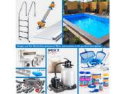PROFI High Level package – with Slim skimmer and floor drain