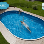 Προκατασκευασμένη οβάλ πισίνα AZURO 405DL 7,30 × 3,70 × 1,20 m – πακέτο BASIC – BASIC, ΠΙΣΙΝΑ