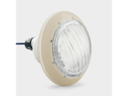 Бял LED прожектор Compact Power с пясъчна бленда