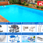 Прямоугольный бассейн из пенополистирола Poolsana Linea 4 DL 8×4 м – пакет PLUS