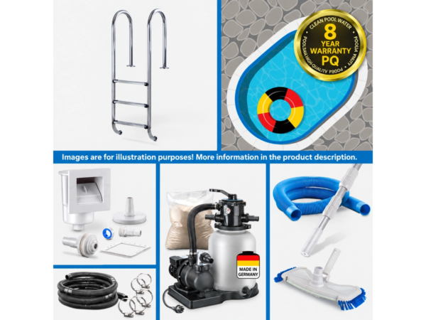 Contents of the PURE package for oval pool MTH