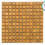 Reliefiertes Glaskeramik-Mosaik Curcuma – Mosaikbogen