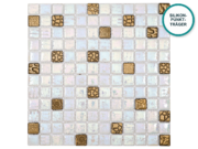 Reliefiertes Glaskeramik-Mosaik Heliodor – Mosaikbogen