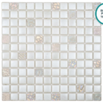 Reliefiertes Glaskeramik-Mosaik Magnolia – Mosaikbogen