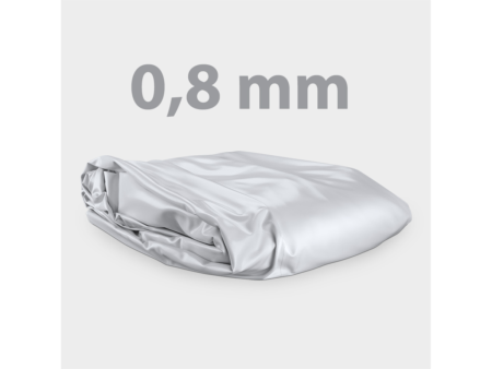 Сива 0,8 мм облицовка – стиропорен басейн 5×3 м PLUS