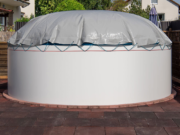 Aufblasbare Winterabdeckung MTH Air Protect UNI grau für runden Pool