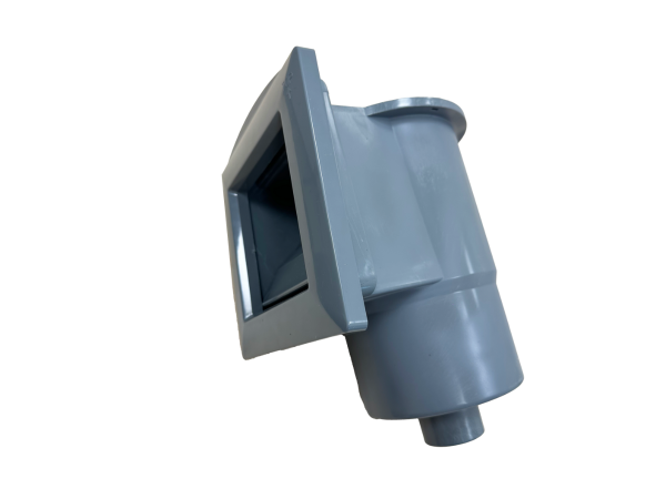 Azuro De Luxe skimmer from the side with outlet pipe