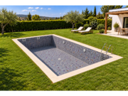Glass-ceramic pool mix Fuerteventura – empty pool – the true colours of the mosaic without water