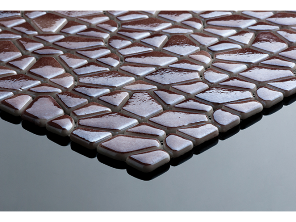 Glaskeramik-Puzzle-Mosaik für das Bad Harbour Island – Beispiel für die Verkleidung
