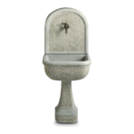 Carobbio FM02 wall tap with a sink and a column