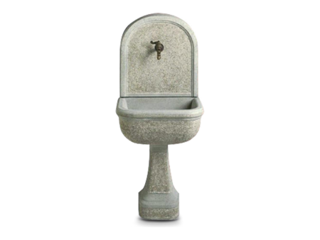 Carobbio FM02 wall tap with a sink and a column