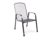 Stapelbarer Sessel Savoy Basic aus Streckmetall