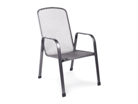 Stapelbarer Sessel Savoy Basic aus Streckmetall