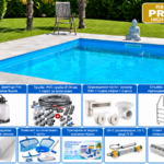 Стиропорен басейн Poolsana Linea 1 DL 5×3 м – съдържание на пакет PROFI High Level
