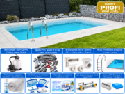 Стиропорен басейн Poolsana Linea 2 DL 6×3 м – съдържание на пакет PROFI High Level