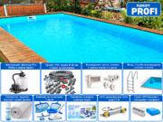 Стиропорен басейн Poolsana Linea 4 DL 8×4 м – съдържание на пакет PROFI