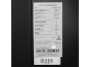 Табличка с техническими данными теплового насоса InverPOWER ULTRA 21 kW