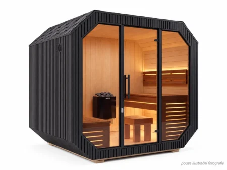 Outdoor finnish sauna Iconix Panorama L