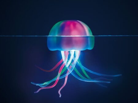 Светеща LED медуза Aqua Glow